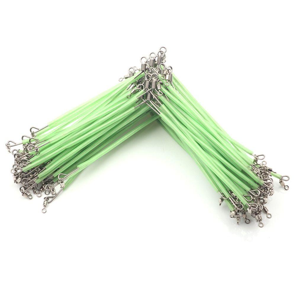 5PCS Luminous Fishing Balance Connector Trident Swivel Fishing Connector Saltwater