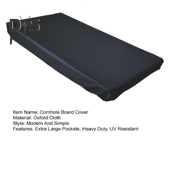 Чехол для доски Cornhole с очень большими карманами, прочная, устойчивая к ультрафиолетовому излучению, водонепроницаемая ткань Oxford, 4 x 2 фута, защитный чехол для доски Cornhole на открытом воздухе