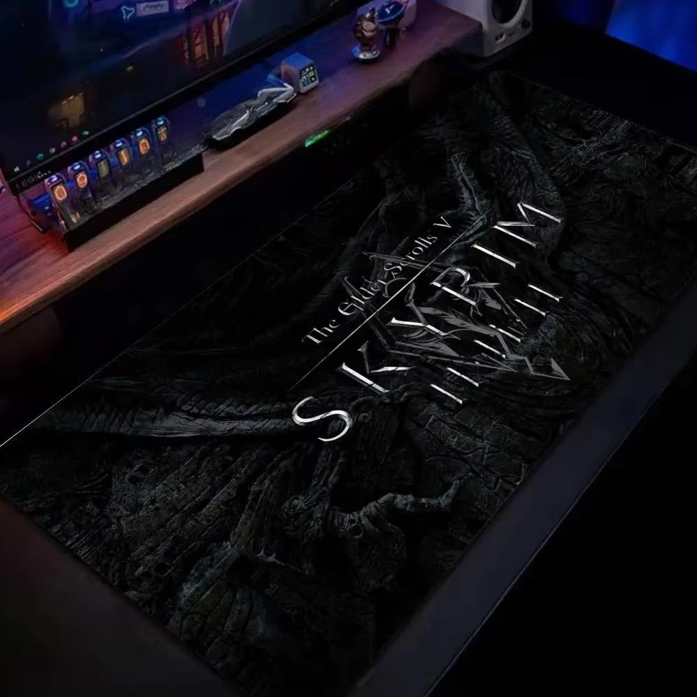 SKYRIM ИГРЫ Коврик для мыши MousePad x Игровые аксессуары Deskmat Коврик для стола Игровые коврики Mause Офисные коврики ПК XXL Большой
