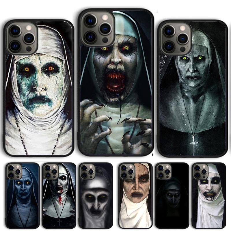Чехол-накладка 'Ужасный монах' для iPhone 17 Air 15 16 14 13 12 Pro Max 11 Pro Max Plus Coque Shell