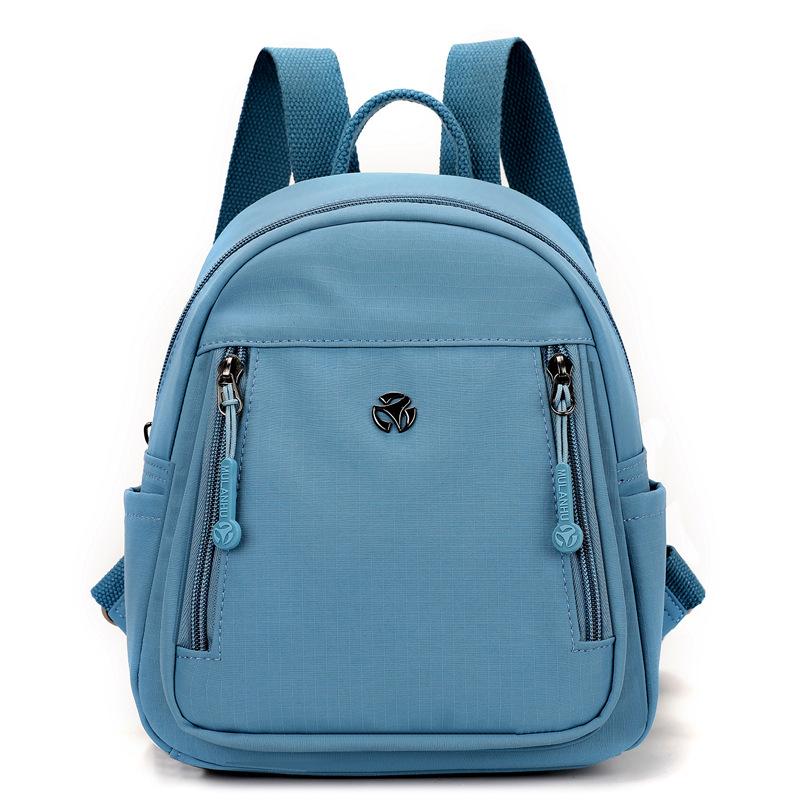 Водоотталкивающий нейлоновый рюкзак женский небольшой рюкзак легкий дорожный школьный ранец