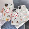 Чехол для Samsung Galaxy A52 A12 A51 A71 A32 A21s A22 A53 A23 A13 A03 A02 A41 A33 A11 A72 Чехол для телефона Милая мультяшная кукла Рождество
