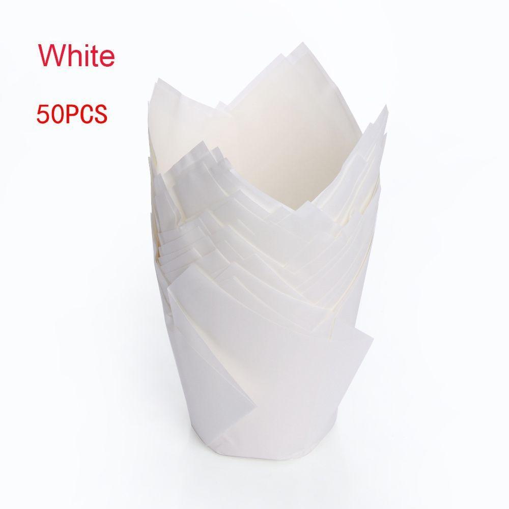 Bakeware Tulip Baking Cup Pastry Tools Cupcake Liners New Greaseproof Paper Party Supplies