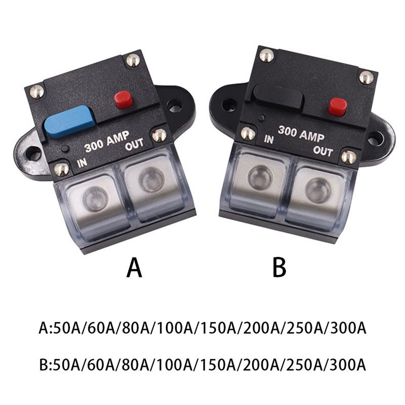 50A 60A 80A 100A 150A 200A 250A 300A AMP автоматический выключатель предохранитель сброс автомобиля лодка авто водонепроницаемый предохранитель безопасности аксессуары