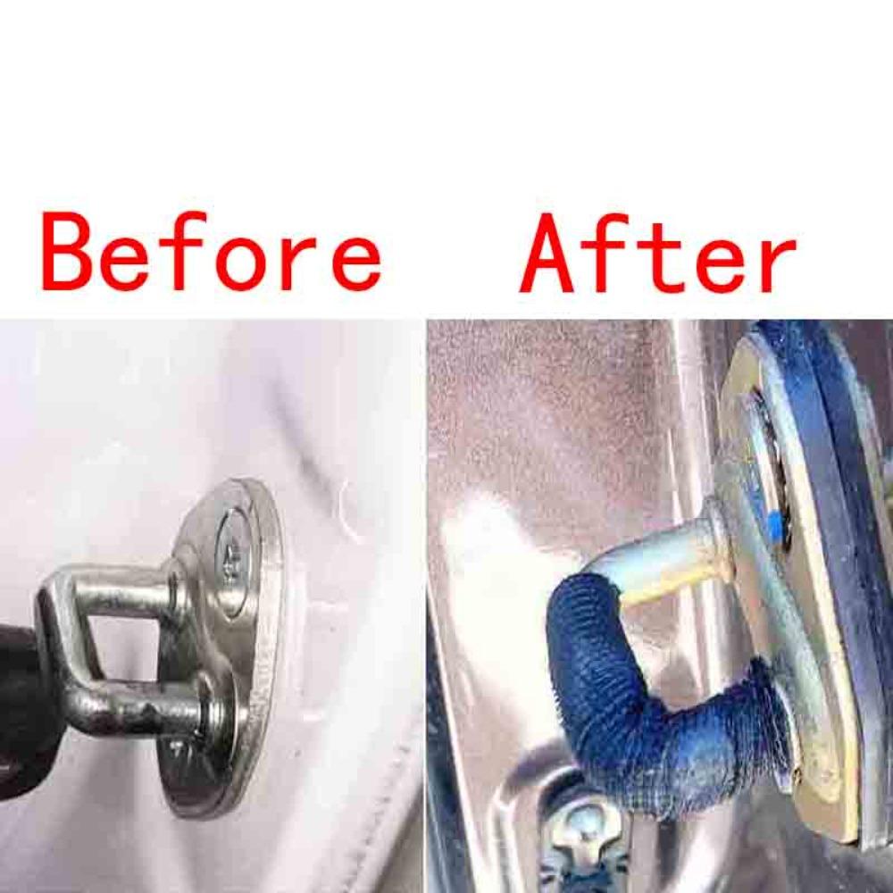 Защитная накладка на дверной замок автомобиля, противошумная звукоизоляционная накладка, буферная лента для кабеля и электропроводки