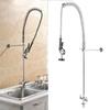 G1/2 Vertical Faucet with Pull Down Sprayer Commercial Sink Mixing Tap Bar Counter AccessoryEQ2801A
