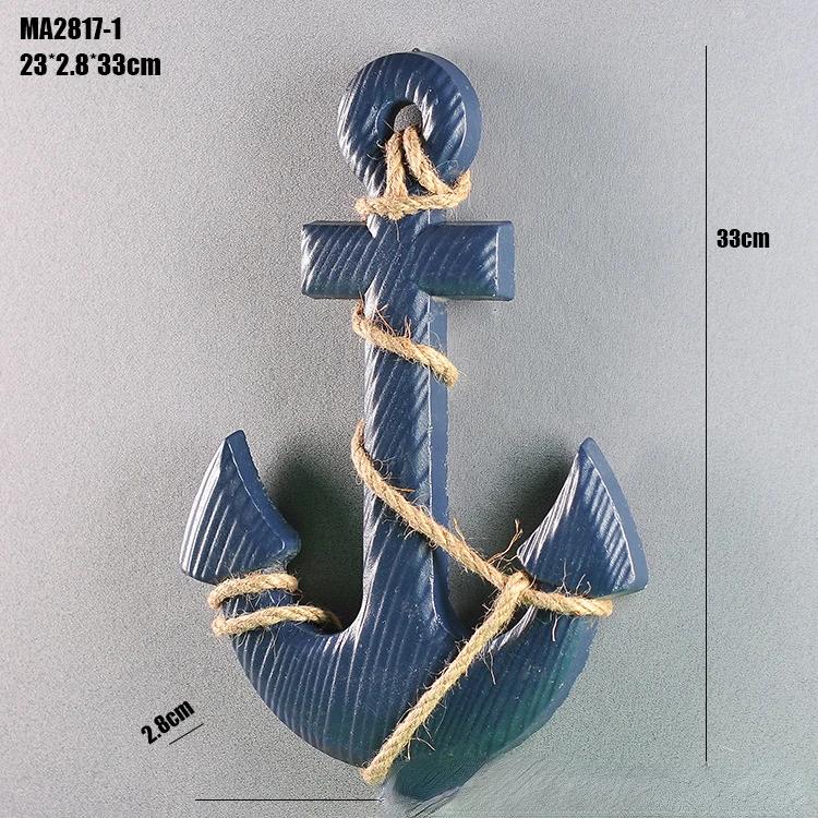 Орнамент «Личность моряка» Средиземноморский Рулевой Якорь Комбинация Декор для Спальни