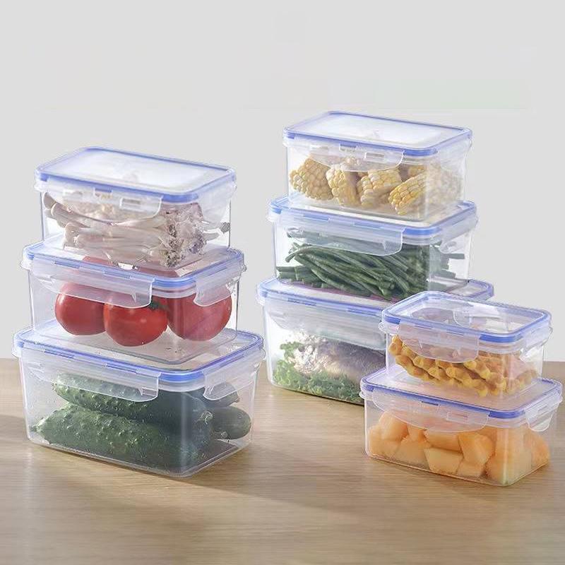 550/1000/1500/2500 мл Контейнер для хранения продуктов в холодильнике с пластиковой крышкой Контейнер для сохранения свежести продуктов Ланч-бокс для пикника