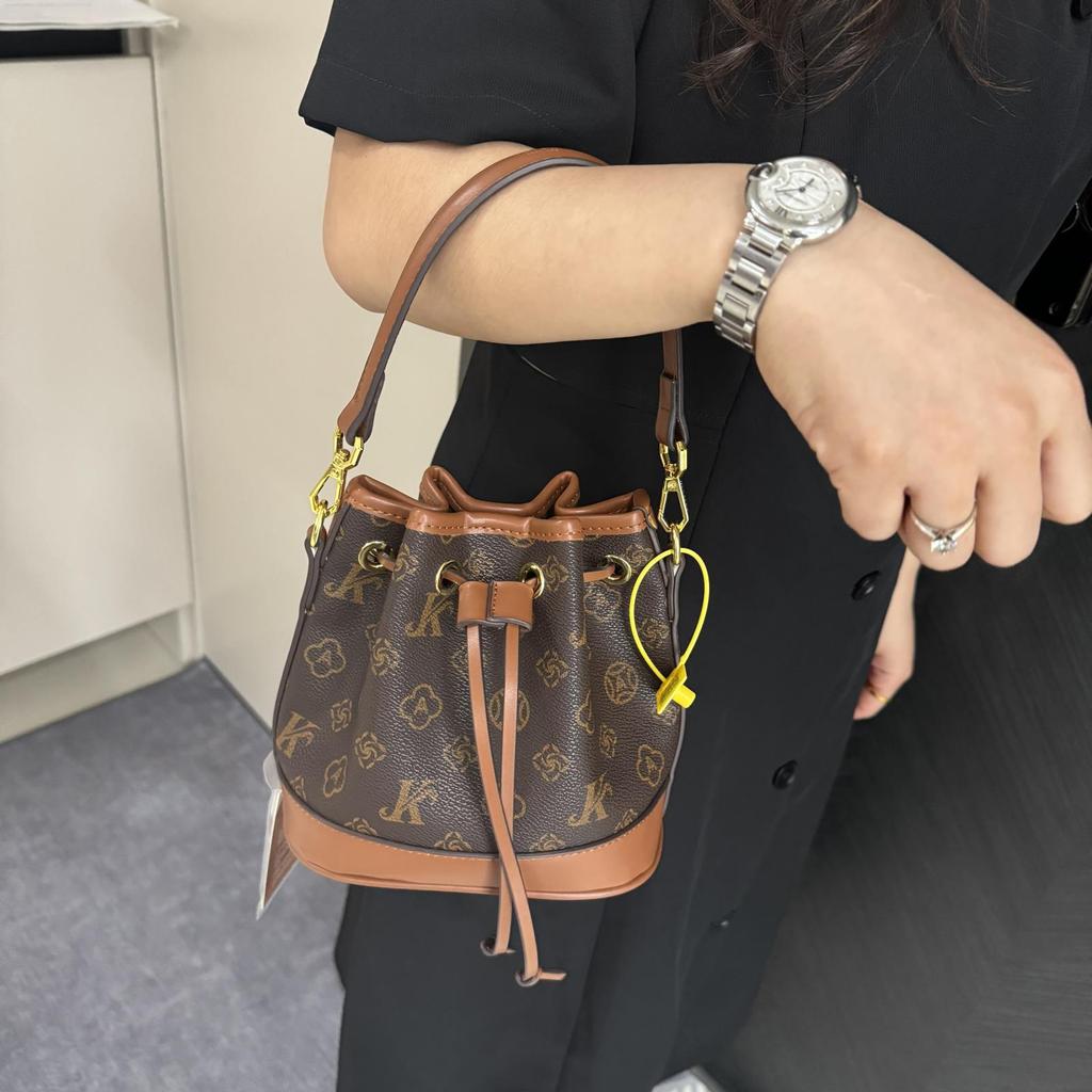 Новая женская сумка модного стиля нано сумка-ведро портативная на плечо через плечо