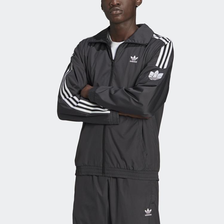 adidas Куртка Originals с 3 полосками Мужская Черная GN3535