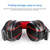 Wired Foldable Portable HiFi Stereo Headphone Heavy Bass Gaming Headset with Mic
