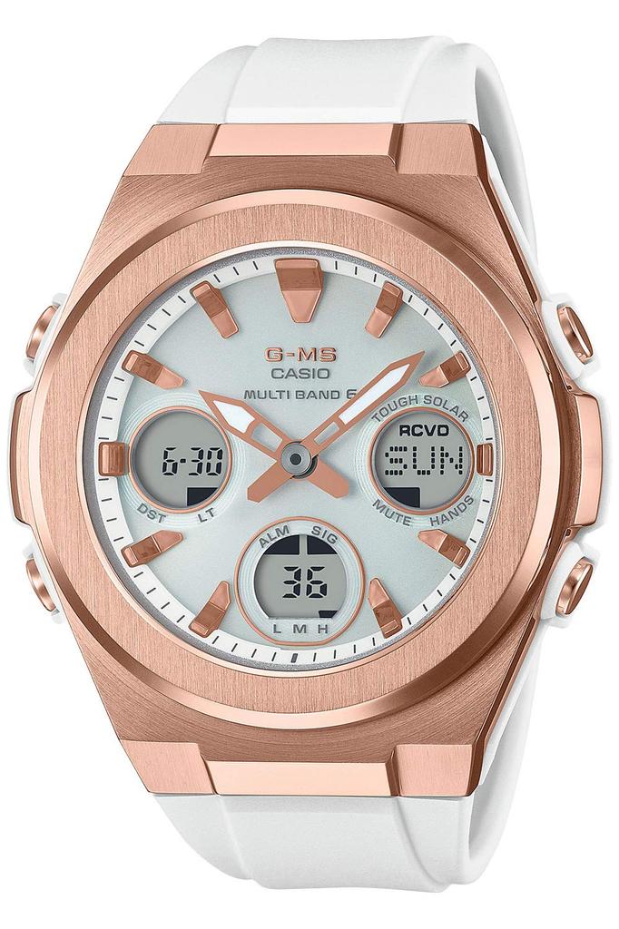 Женские радиоуправляемые солнечные часы Casio Baby-G MSG -W600-2AJF / -W600G-1AJF / -W600G-7AJF [Официальный японский продукт] Темно-синий / Черный / Белый