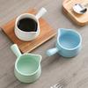 Western Food Ceramic Juice Bucket With Handle Mini Small Milk Pot Coffee Utensils Cream Cup Household Seasoning Sauce Drizzle Bowl
