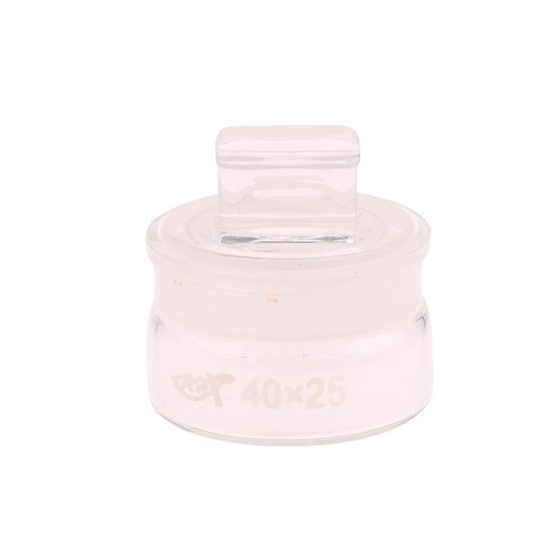 1 шт. стеклянная бутылка для спирта, прозрачная банка, круглая чаша для взвешивания, матовый рот для ремонта часов, инструмент для часовщиков