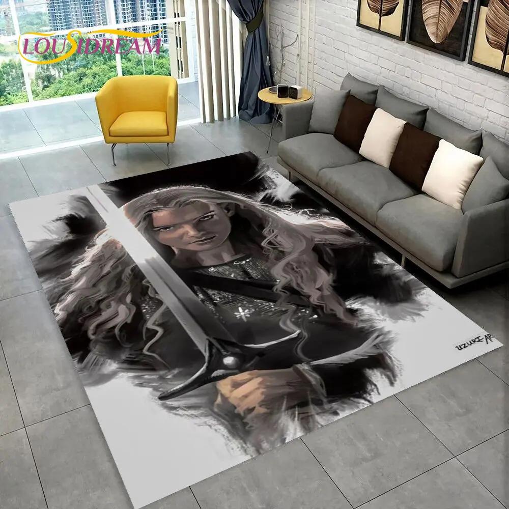 Ковер с изображением сериала «Властелин колец», Ковер для дома, гостиной, спальни, дивана, Декор для прихожей, Детский нескользящий коврик для игры, 3D