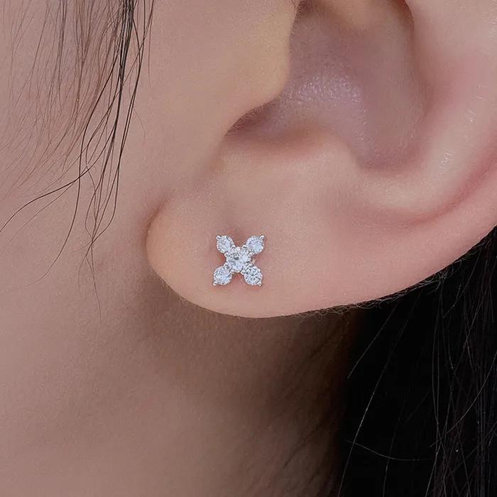 [Вкл] Серьги Квад Грейс из 10-каратного золота MEM22230