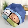 1 PC Automatic Folding Umbrella - Bubu Dudu Pattern Portable Foldable Design With 8 Ribs Christmas Birthday Gifts