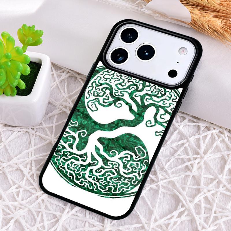 Tree of Life Yin Yang Shockproof Phone Case for iPhone 17 Air 16e 15 11 12 14 13 Pro Max Cover Coque
