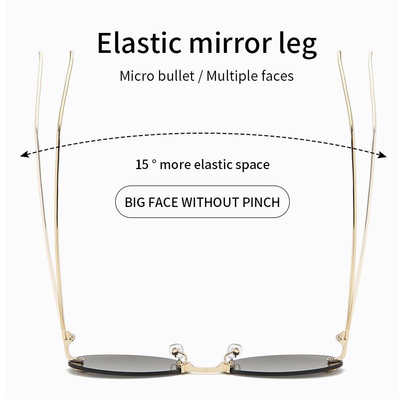 1 шт. солнцезащитные очки без оправы овальной формы с буквой F, инкрустированной бриллиантами, уличные солнцезащитные очки, элегантные и модные