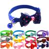 Pet Bow Collar  Bell Dot Cat Collar  Dog Collar  Cat Head Collar