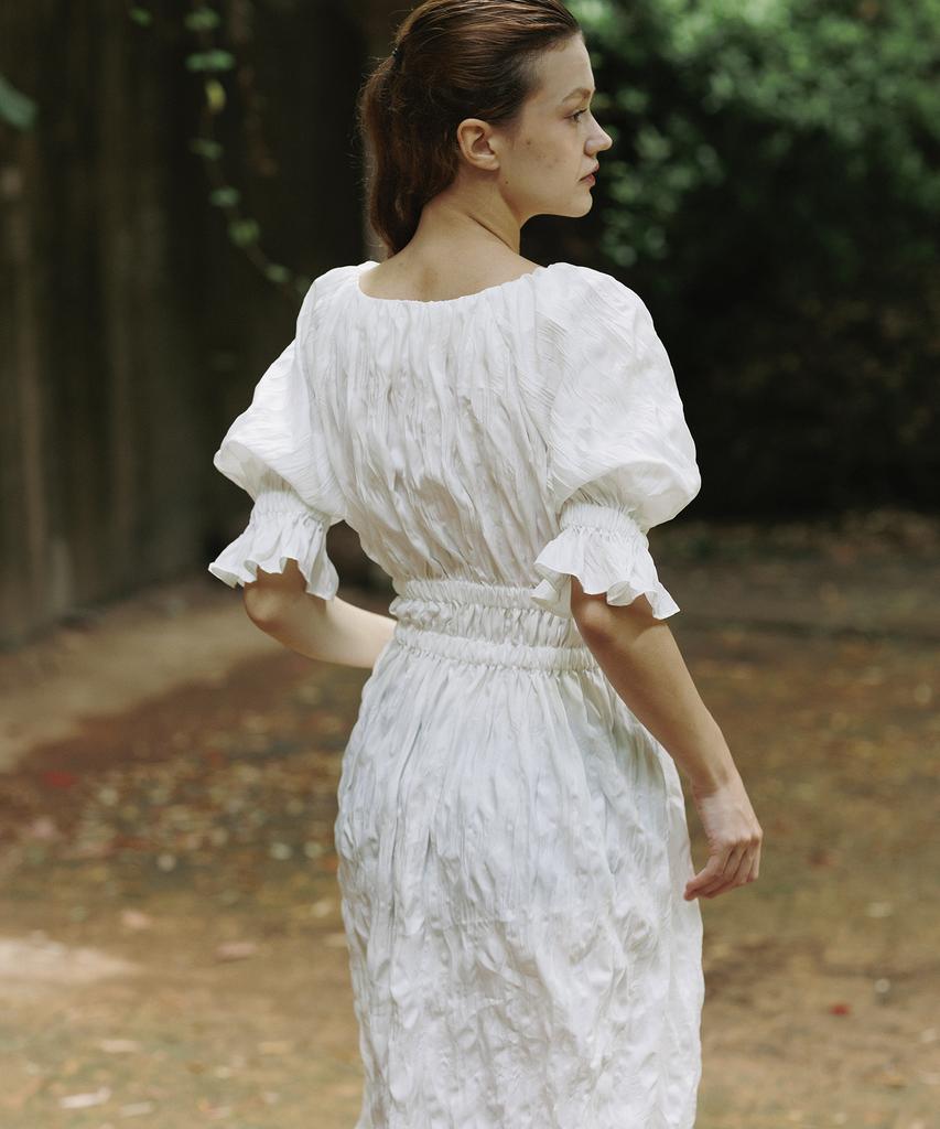 Tina Blossom De White Dress