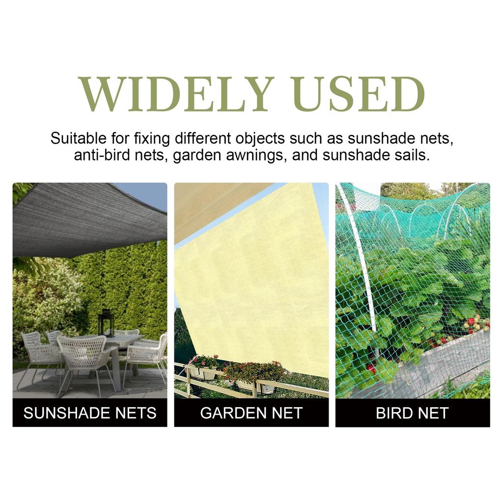 Прочная блокирующая ручка для теневой ткани, пластиковые зажимы для теневой ткани, зажим для фиксации теневой ткани для теплицы, зажимы для брезента, зажимы для ткани забора для садовой сетки