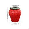 Керамическая ваза декоративная в форме клубники многоцелевая полка художественная креативная
