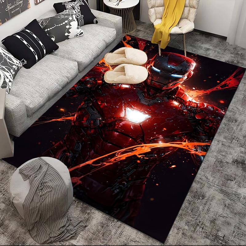 Iron Hero's Rise Area Rug Suitable for Indoor And Outdoor,Carpets for Kitchens, Homes, Offices, Living Rooms,Home Decor,Christmas Gift