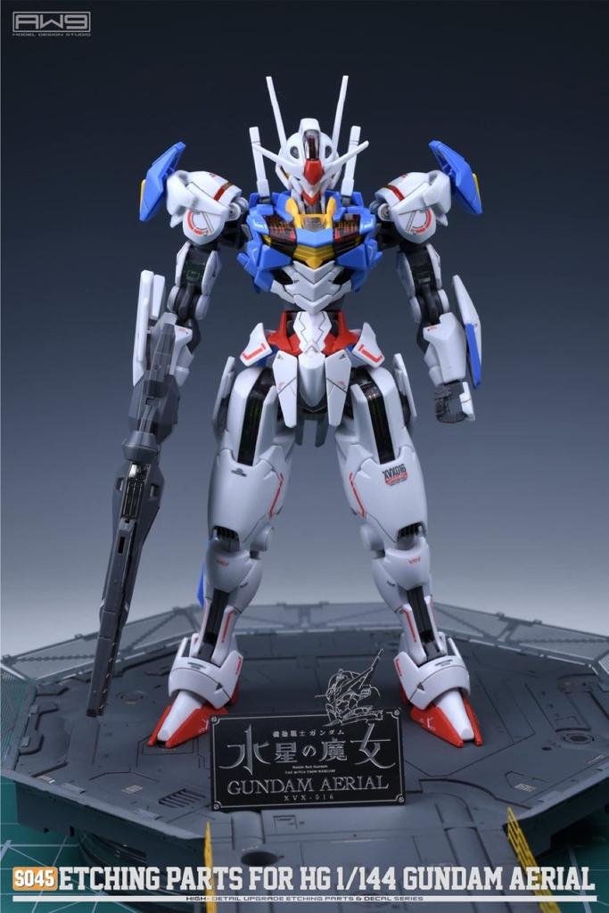 Воздушная модификация HG Gundam с детализацией из высококачественных металлических деталей с водостойкой наклейкой 1/144 [предмет]