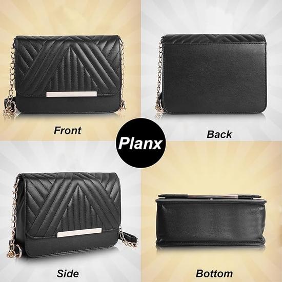 PLANX синтетическая кожа великолепная вышитая стильная дизайнерская сумка через плечо с ремнем для женщин