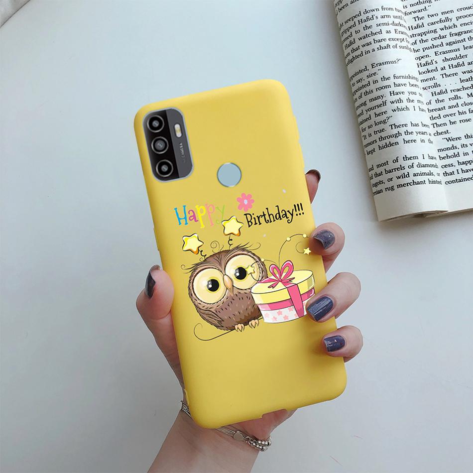 Чехол для OPPO A53S 2020 Мультяшный Coque Сердце Нарисованный Силиконовый Задняя Панель Телефона Для oppo a53s A 53s A53 s oppoa53 2020 Чехол-Ракушка