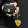 Для Ferrari 308 GT4 328 GTB GTS F355 Беспроводной Bluetooth Чехол для Наушников Air pods 1/2/3/4/5 Pro2 Мягкий Чехол и Брелок с Металлическим Эмблемой