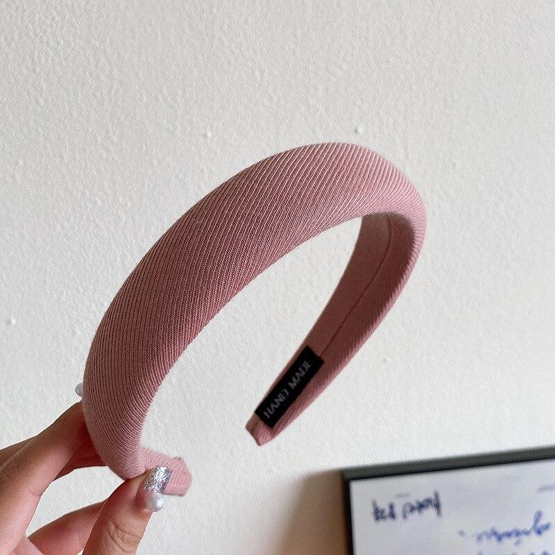 Новые корейские женские широкие ленты для волос, головной убор, винтажный простой обруч для волос с принтом, резинки для волос, аксессуары для волос для девочек, головные уборы