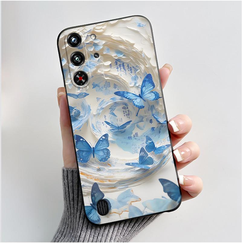 Милый чехол для ZTE Nubia RedMagic 10 Pro Plus 10S Pro Pro+ 10 Air Печатный корпус Защитная крышка Мягкий силикон Мультяшный корпус