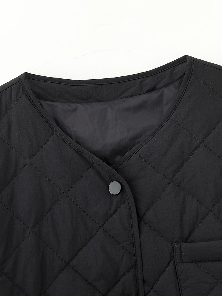 Unisex Lightweight White Goose Down Jacket - Cocoon Silhouette for 2025 Autumn/Winter