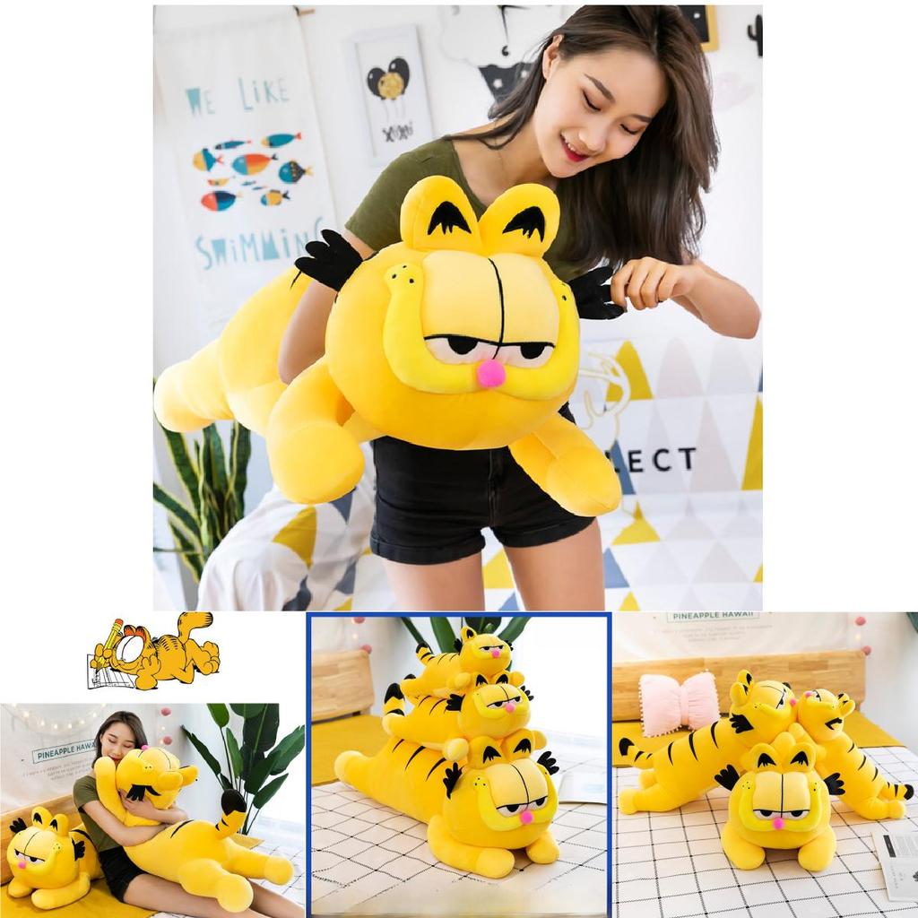 Cute Long Cat Plush Pillow For Girls Soft And Fluffy Stuffed Animal Toy 60cm-100cm