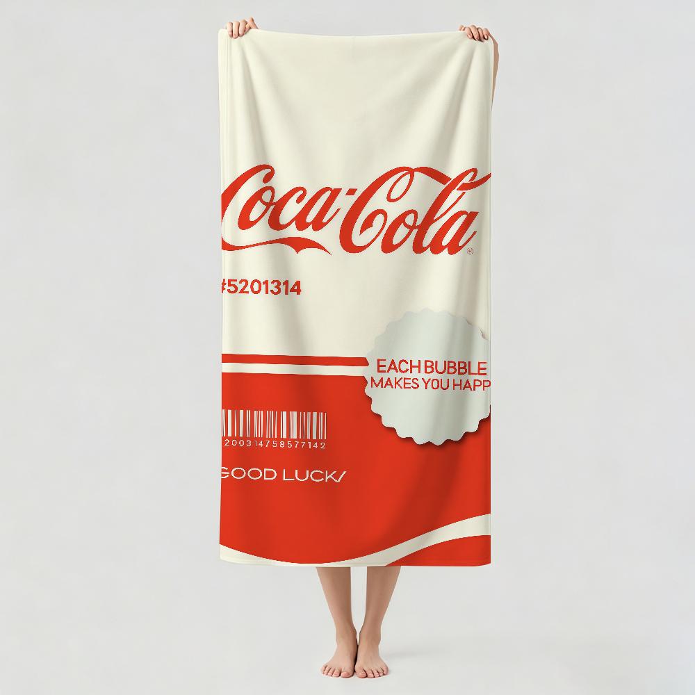 Модный принт C-CoCa C-ColaS Полотенце Сушильное Банное Полотенце Применимо Для Легкого Плавания Кемпинга Йоги Пляжа Выход
