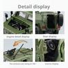 1/32 Dongfeng Mengshi Simulation Alloy Military Off-Road Armored Vehicle Model Pull Back Collectible Desktop Ornament