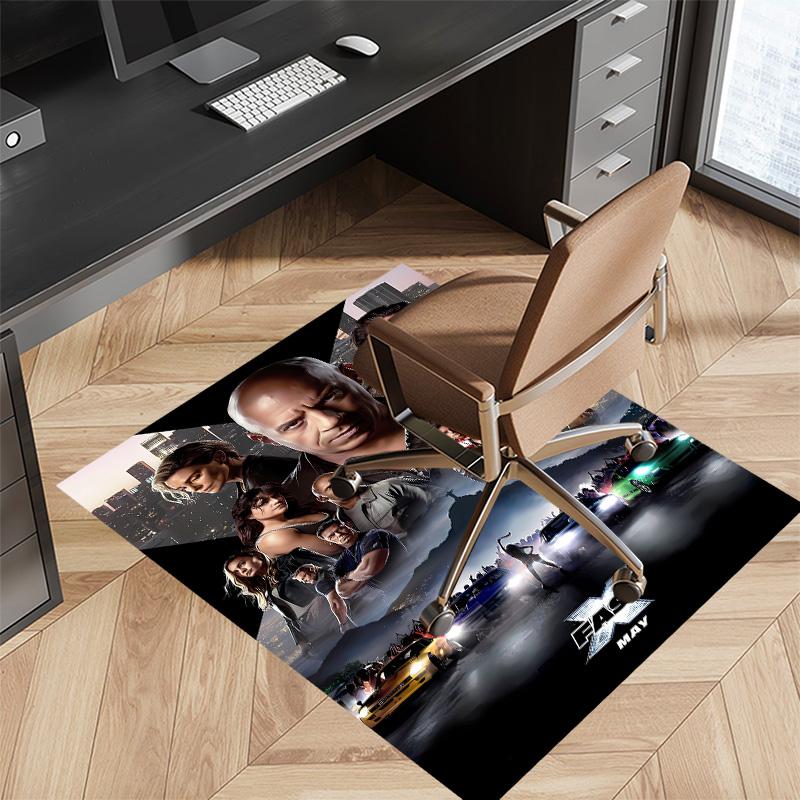 Fast and Furious Printed Absorbent Washable Carpet, Non-Slip Bathroom Mats, Kitchen Rugs, Yoga Mat,Living Room Entrance, Camping Picnic Rugs
