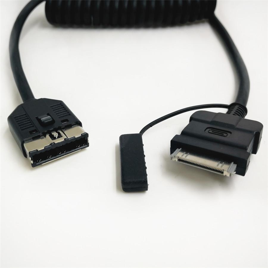 Для Jaguar Land Rover Ipod Iphone 4S Адаптер Медиаинтерфейса Кабель Aux