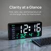 Dual Alarm Electronic Clock Multifunctional Date Week Display Timer LED Digital Clock  Study Room