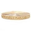 5 Yards Rhinestone Ribbon Crystal Mesh Roll Wrap Plastic Craft Decorations 1.5cm Golden