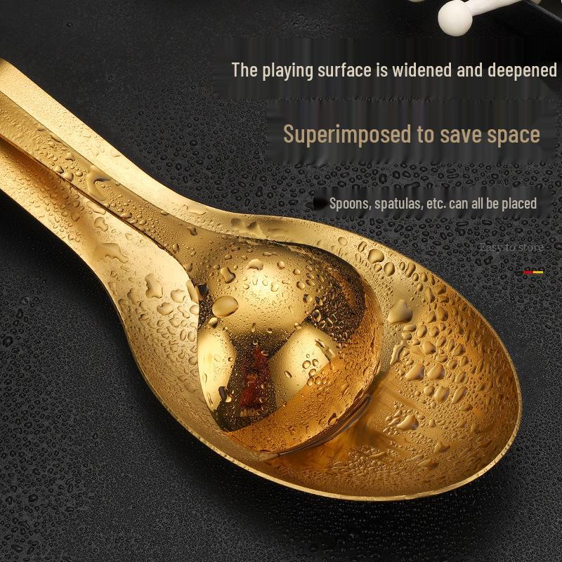 Утолщенная нержавеющая сталь Буфетный зажим Поднос и Стойка для хранения посуды