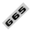 3D ABS Chrome Car Rear Trunk Letters Badge Sticker For C63 C43 G65 Emblem Logo Accessories