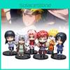 6pcs Character Naruto Pvc Toy Model Desktop Decoration Child Christmas Gift