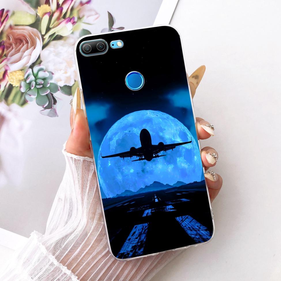 Transparent For Honor 9Lite LLD-L11 LLD-L21 Casing For Honor 9 Lite Case Cover Luxury Fashion Butterfly Funny Cute Painted