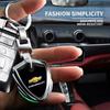 Anti-Scratch Metal Car Key Ring Fit For Chevrolet Silverado Impala Malibu Equinox Cruze Camaro Tahoe/Suburban Blazer Spark Aveo