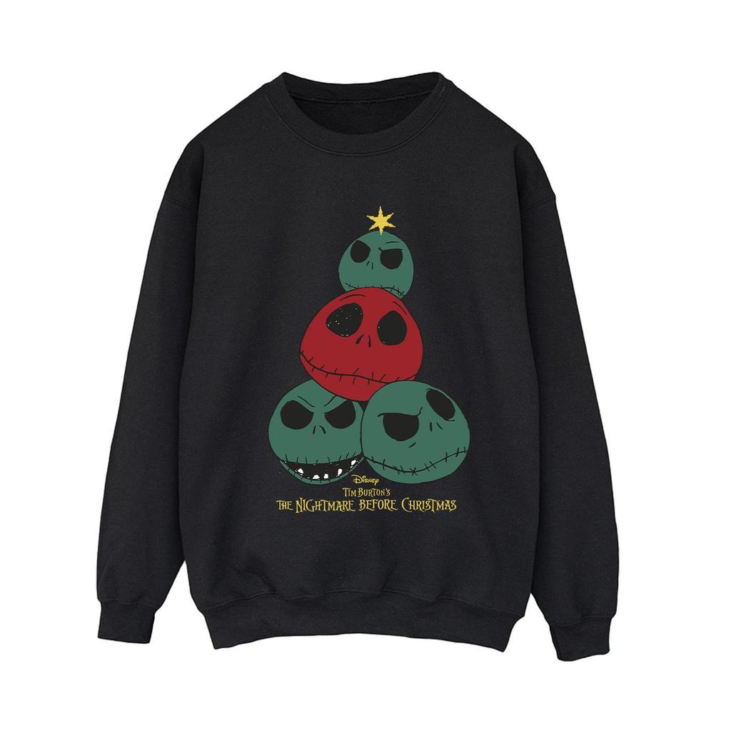 The Nightmare Before Christmas Womens/Ladies Christmas Tree Sweatshirt
