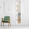 1 Pcs Acrylic Flexible Mirror Sheets Mirror Tiles Non Glass Mirrors Removable Mirror Wall Stickers