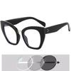 Big Frame Women Anti Blue Rays Prescription Glasses For The Nearsighted Cat Eye Short -Sight Eyewear Diopter 0 -0 .5 -0 .75 To -6 .0